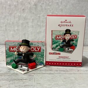 Hallmark Keepsake Ornament Monopoly 2nd in Family Game Night Series 2015 NEW NIB